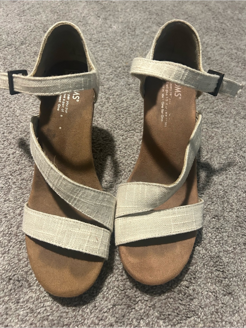 TOMS Cork Wedges